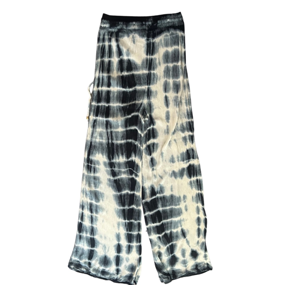 South Beach Tie Dye Button Down Shirt & Flowy Pants Co-Ord Set | Size 0 (XS) - Picture 5 of 9